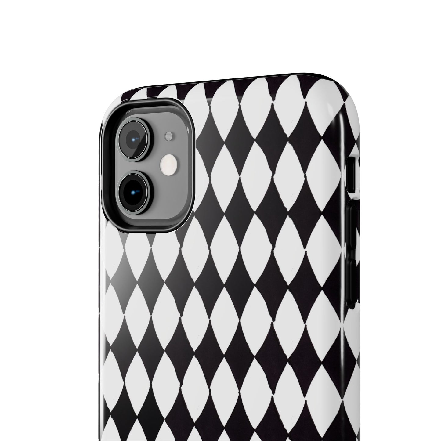Diamond White / Black Phone Case
