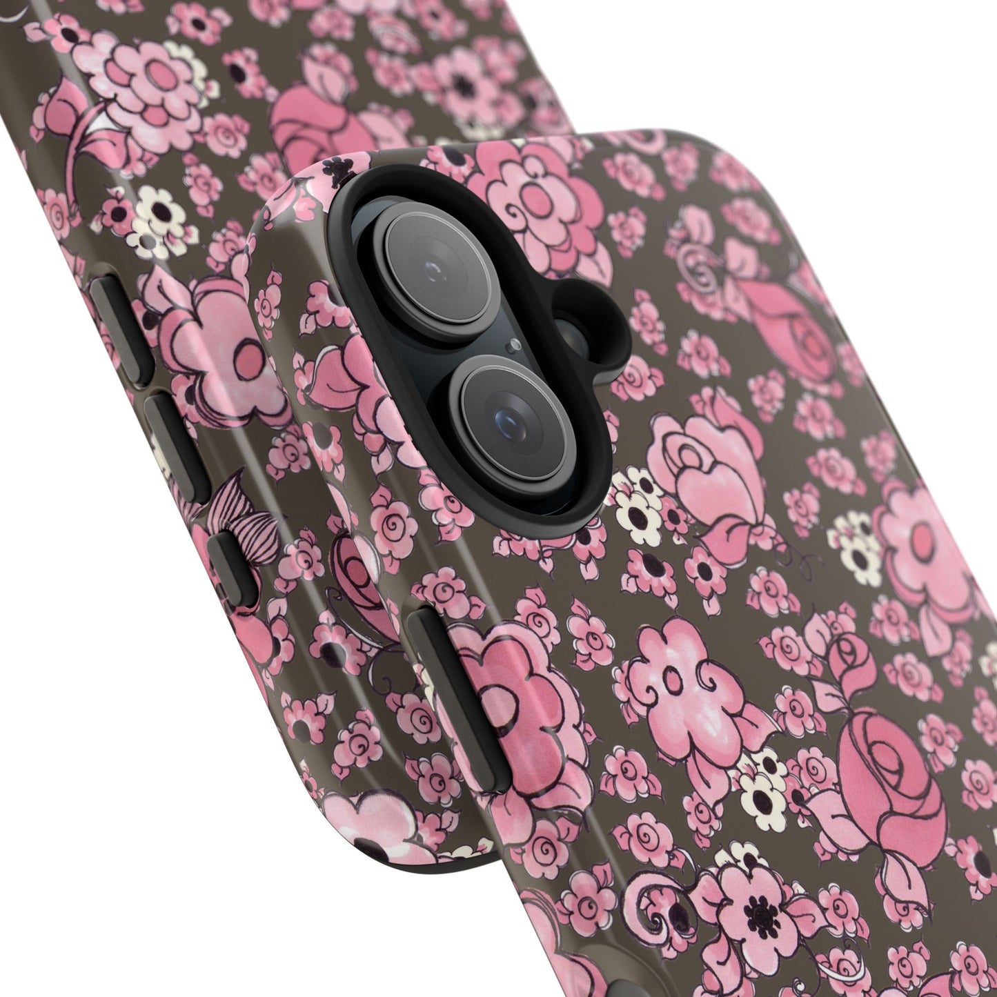 Profuse Posies Mocha Phone Case