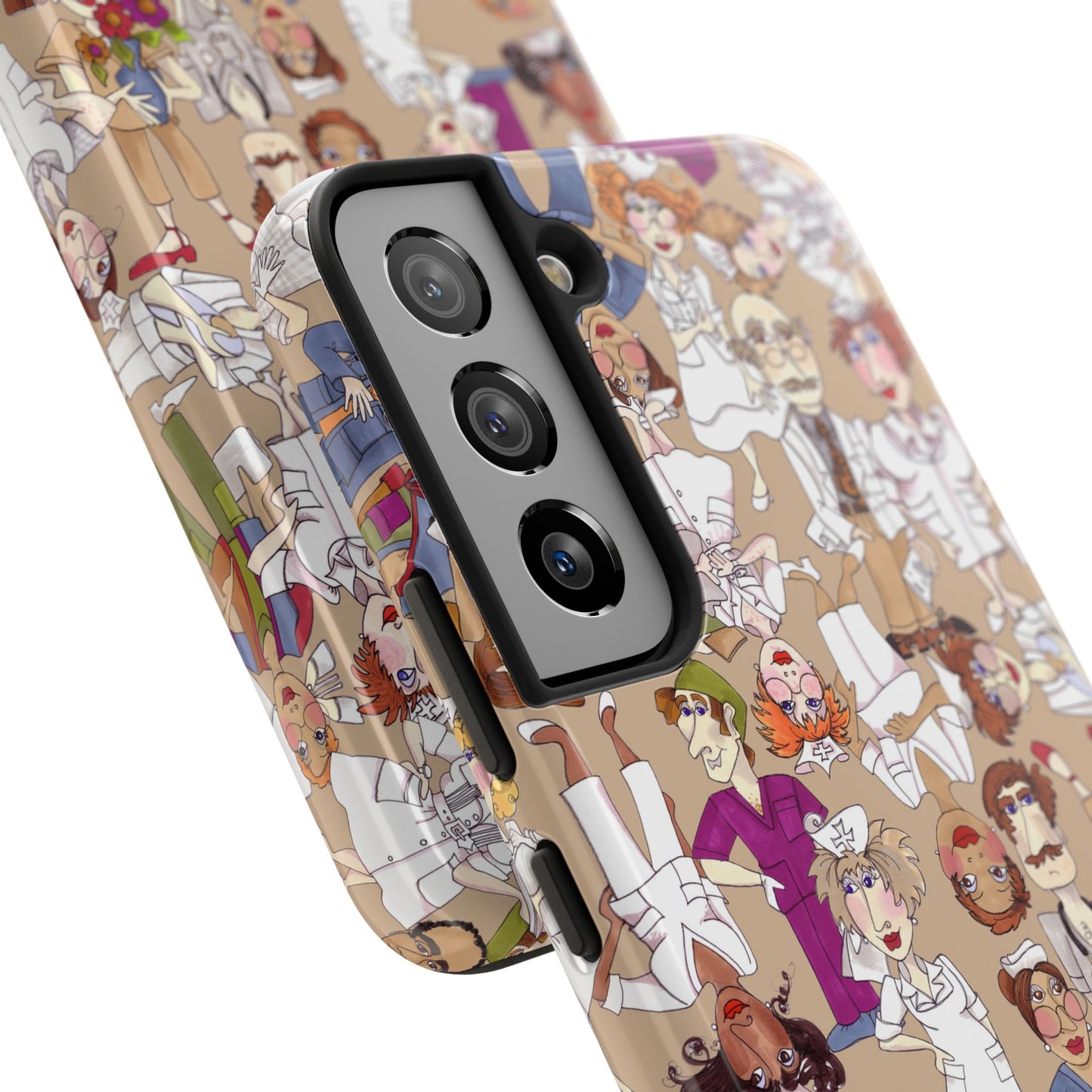 Diverse Nurse Khaki Phone Case