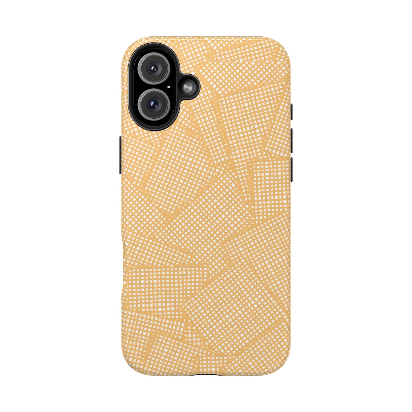 Check Patch Large Yellow Phone Case