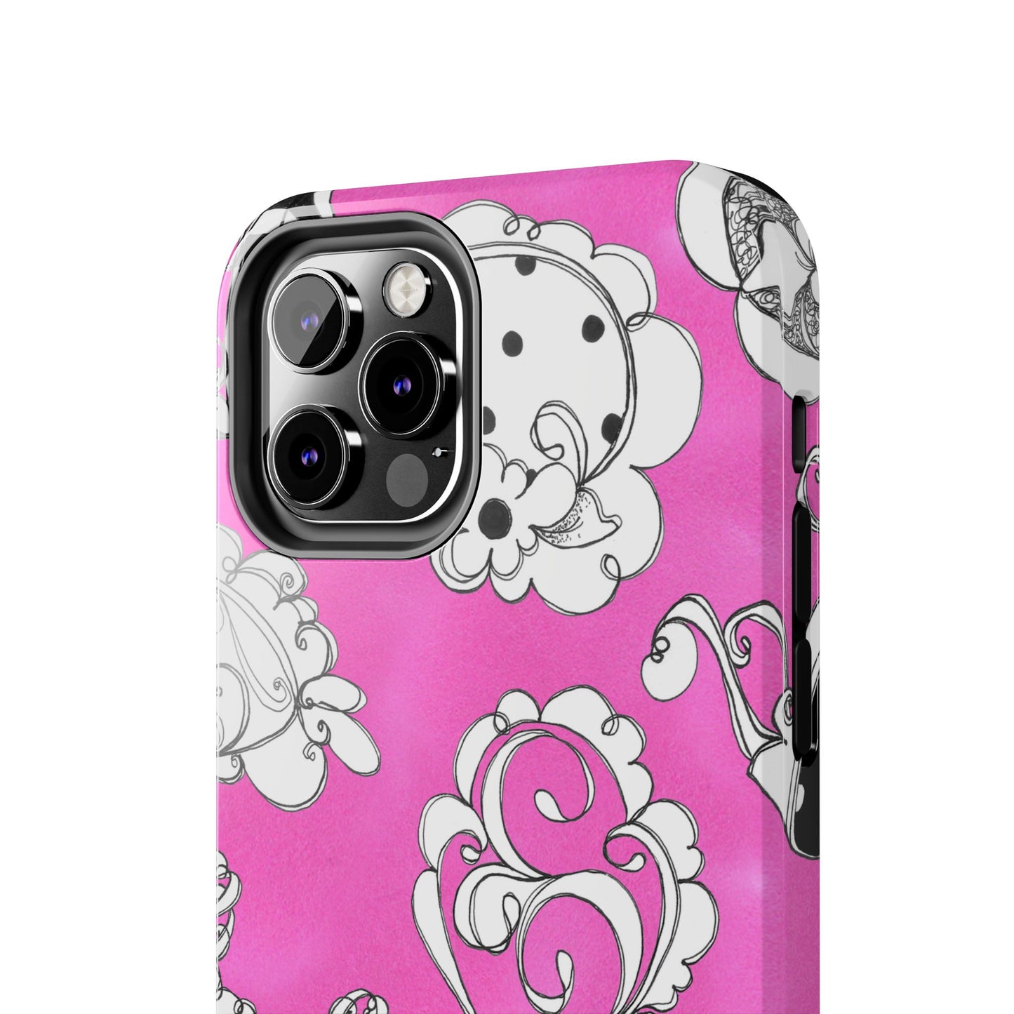 Bistro Chairs Pink Phone Case