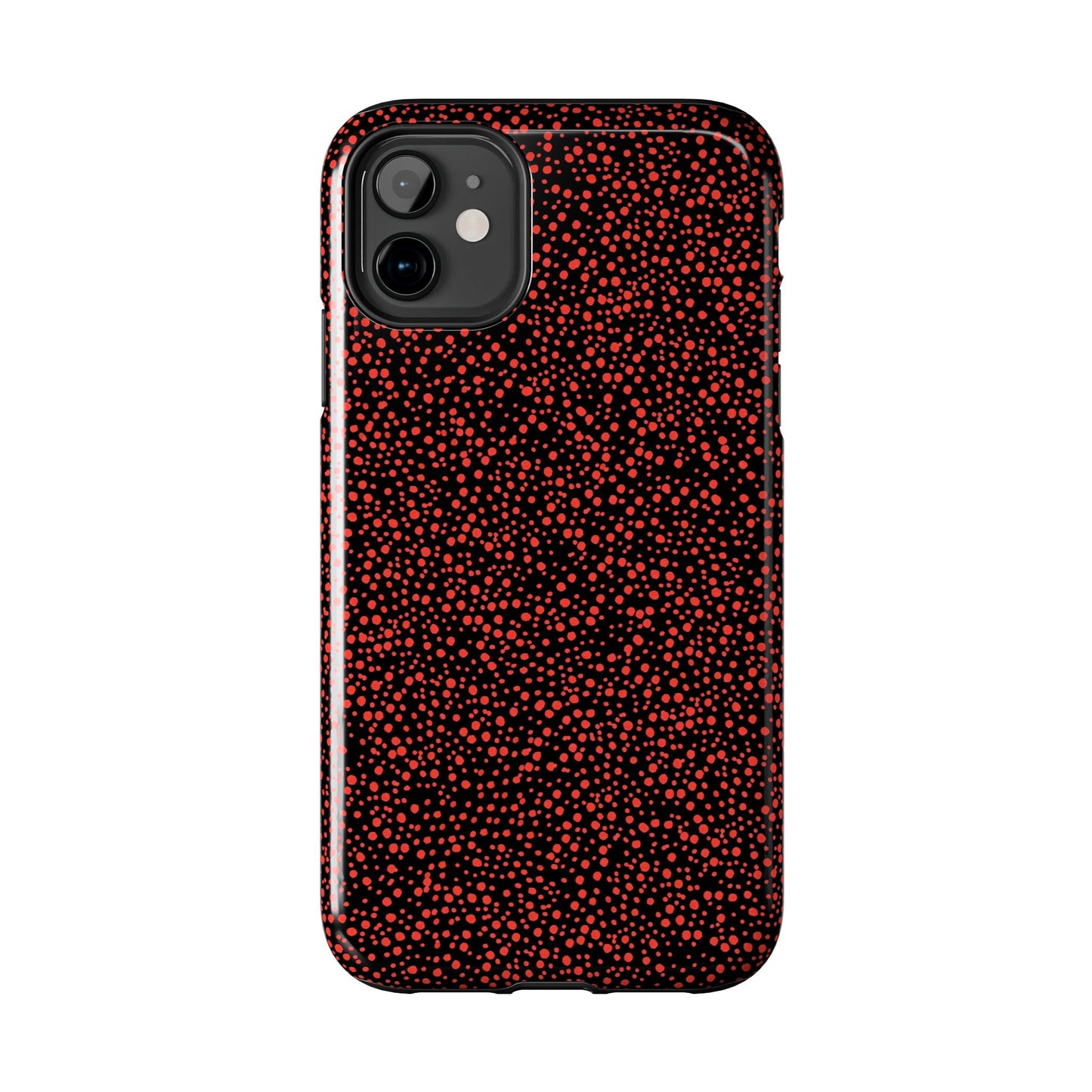 Confetti Red / Black Phone Case