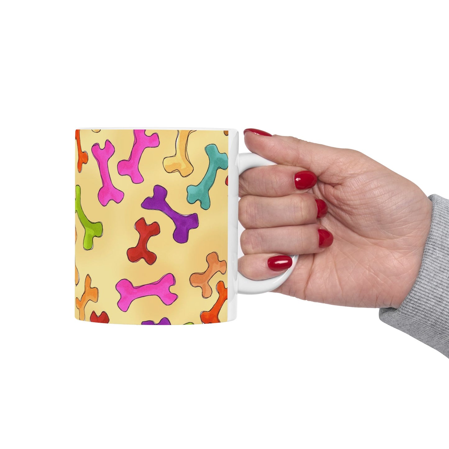 Happy Bones Yellow Cup