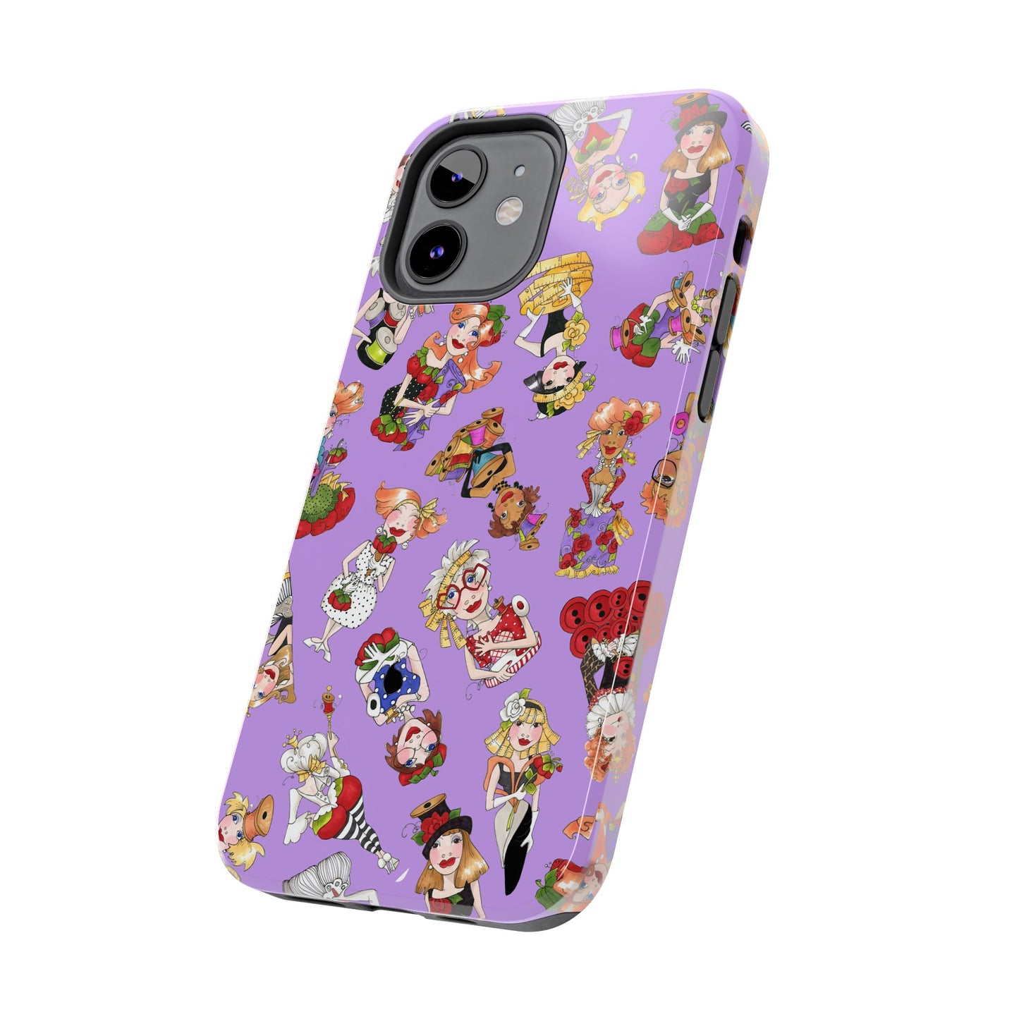 Curious Toss Purple Phone Case