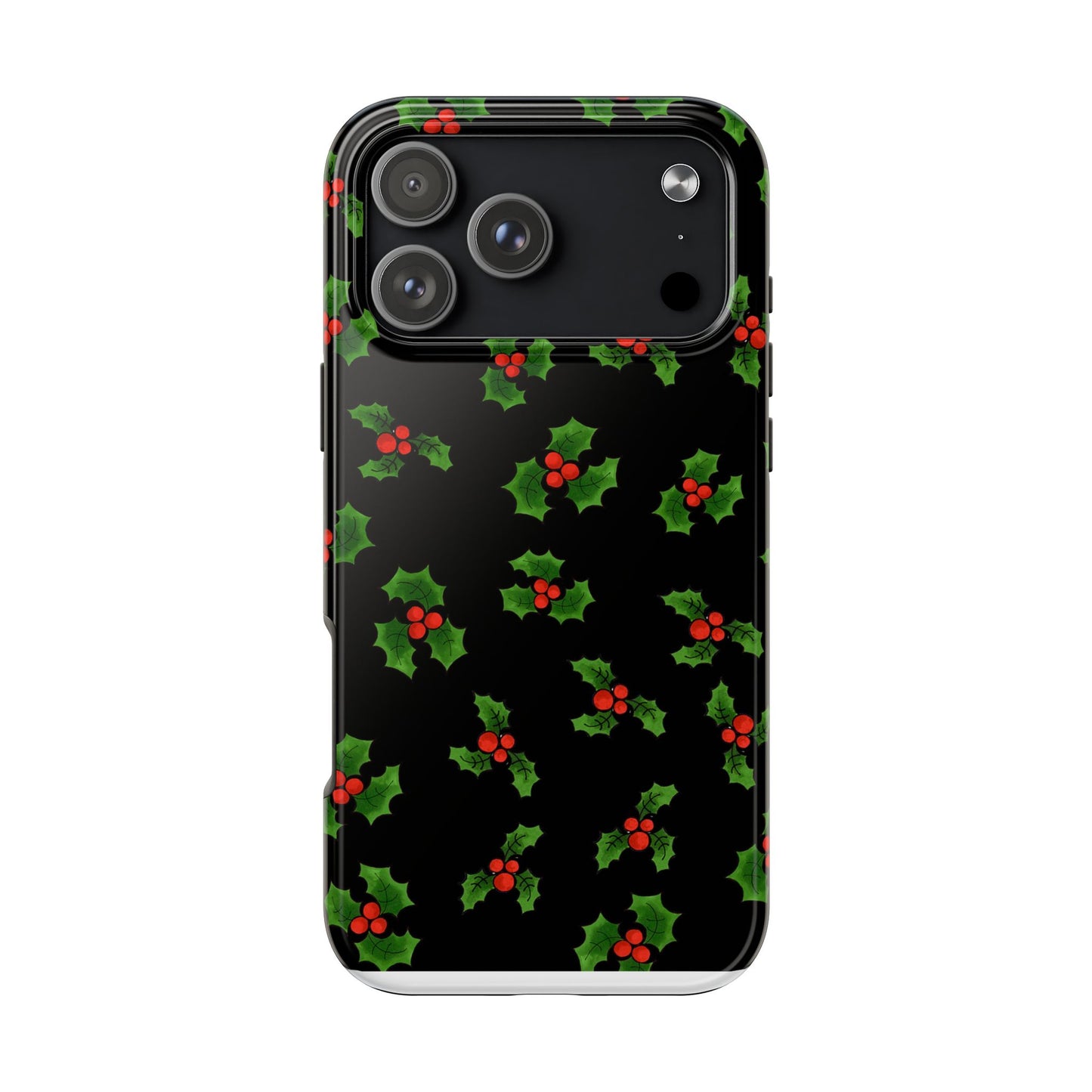 Lotsa Holly Black Phone Case