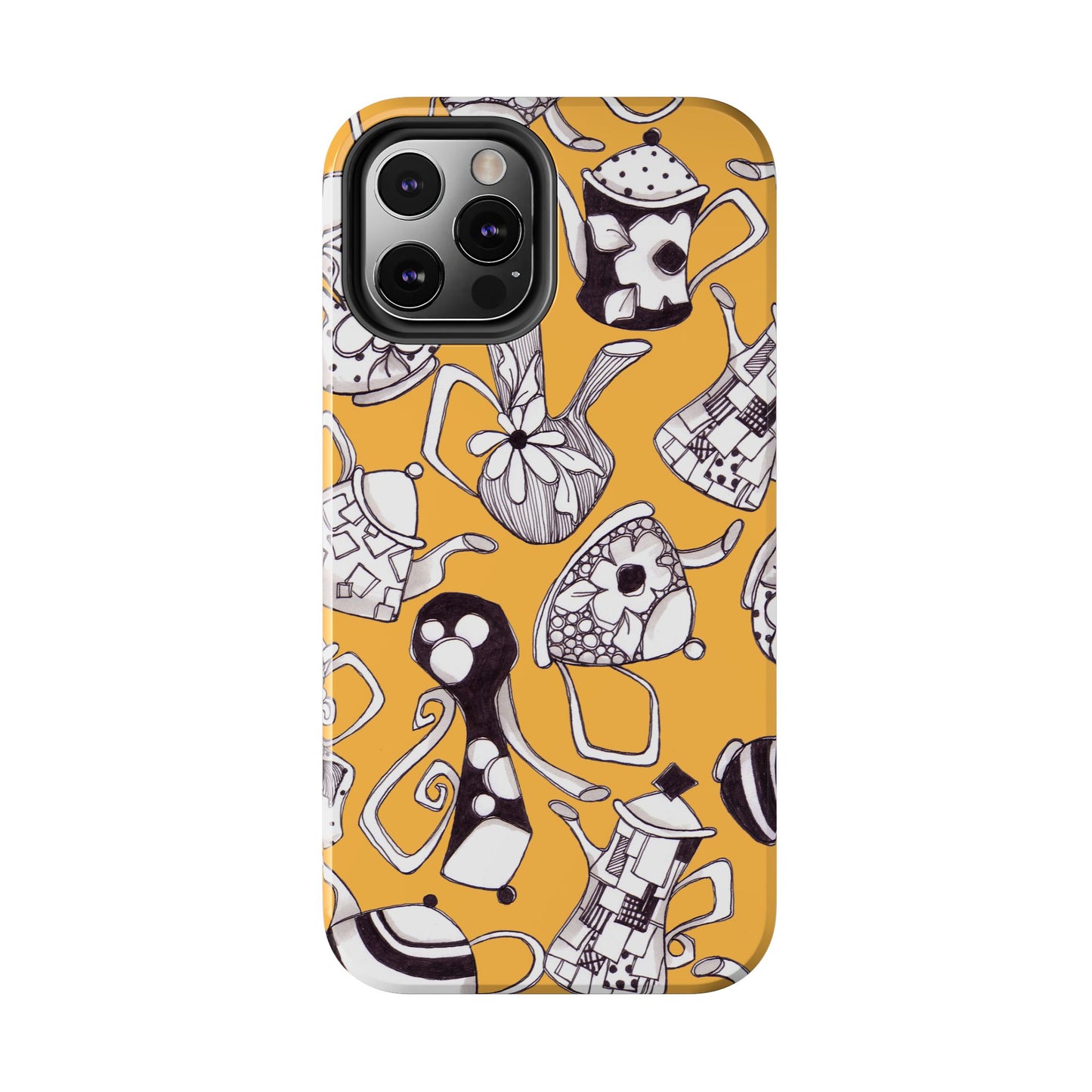 Fancy Pots Yellow Phone Case