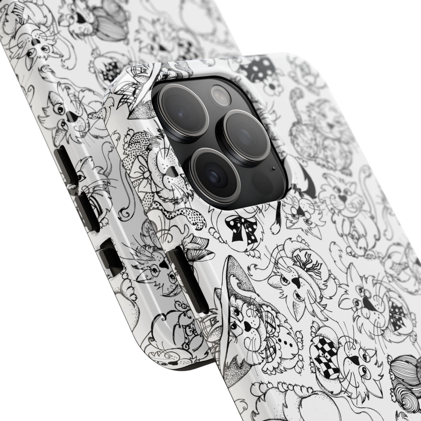 So Kitties Tossed White Phone Case