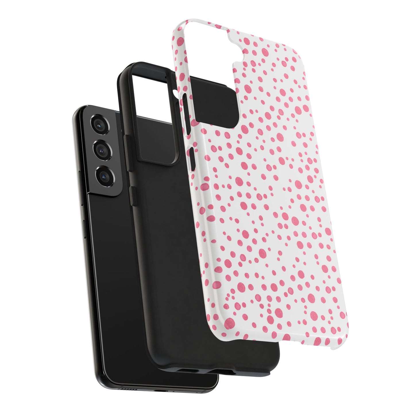 Balloon Dots White / Pink Phone Case