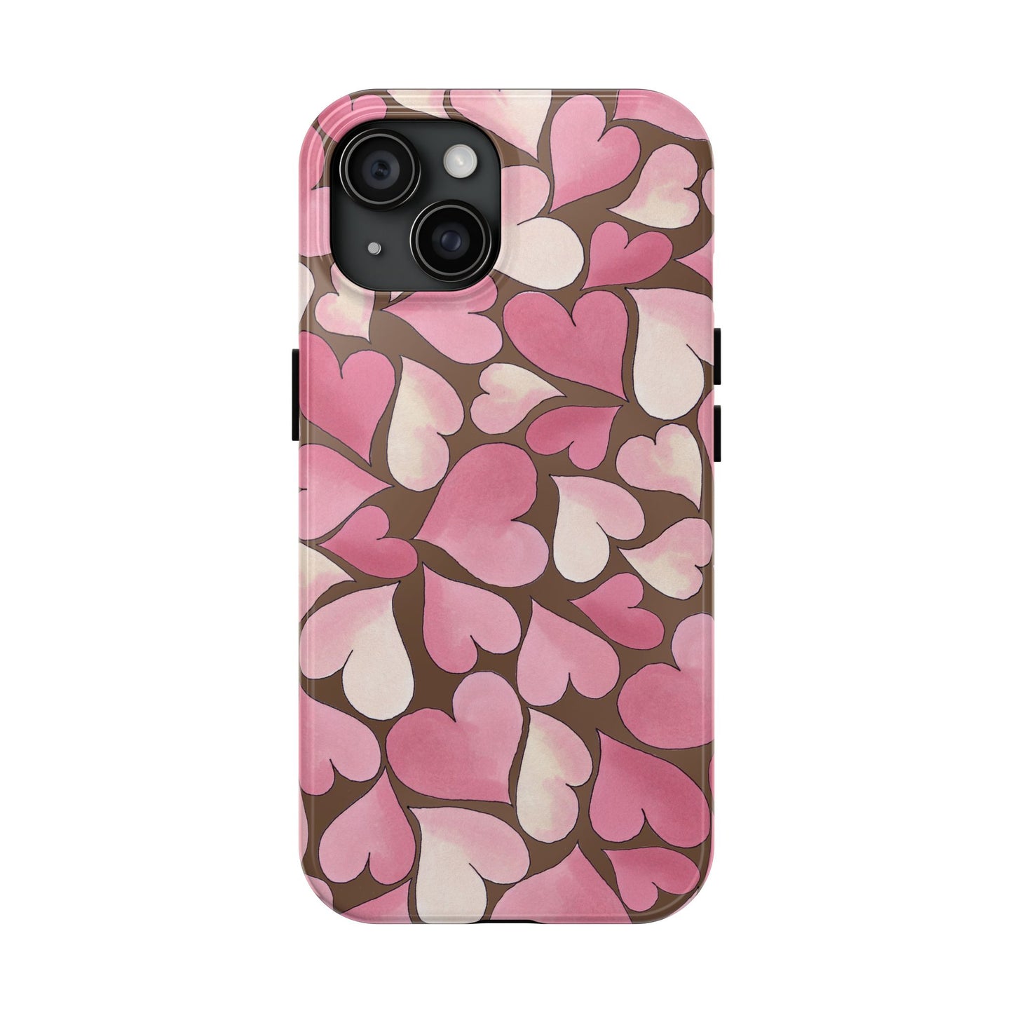Hearts Chocolate Phone Case