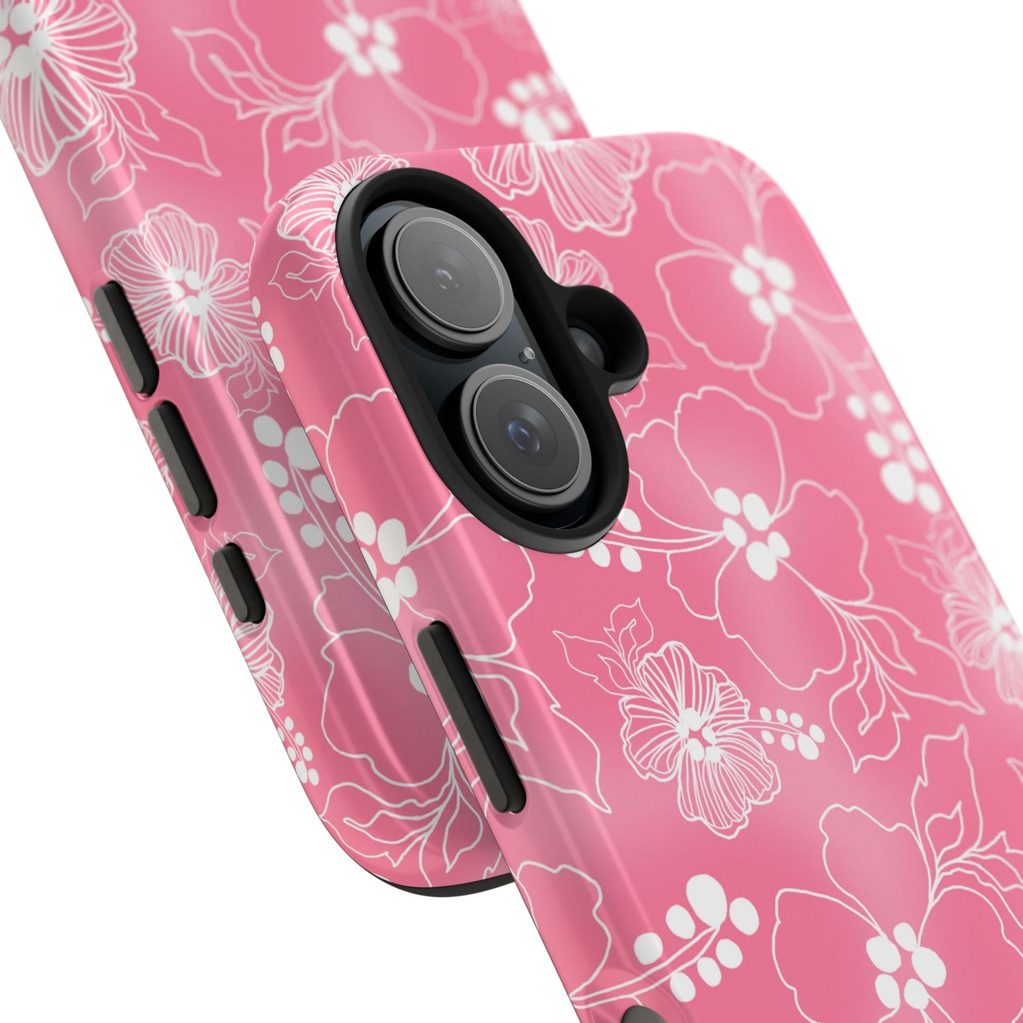 Lacey Hibiscus Pink Phone Case