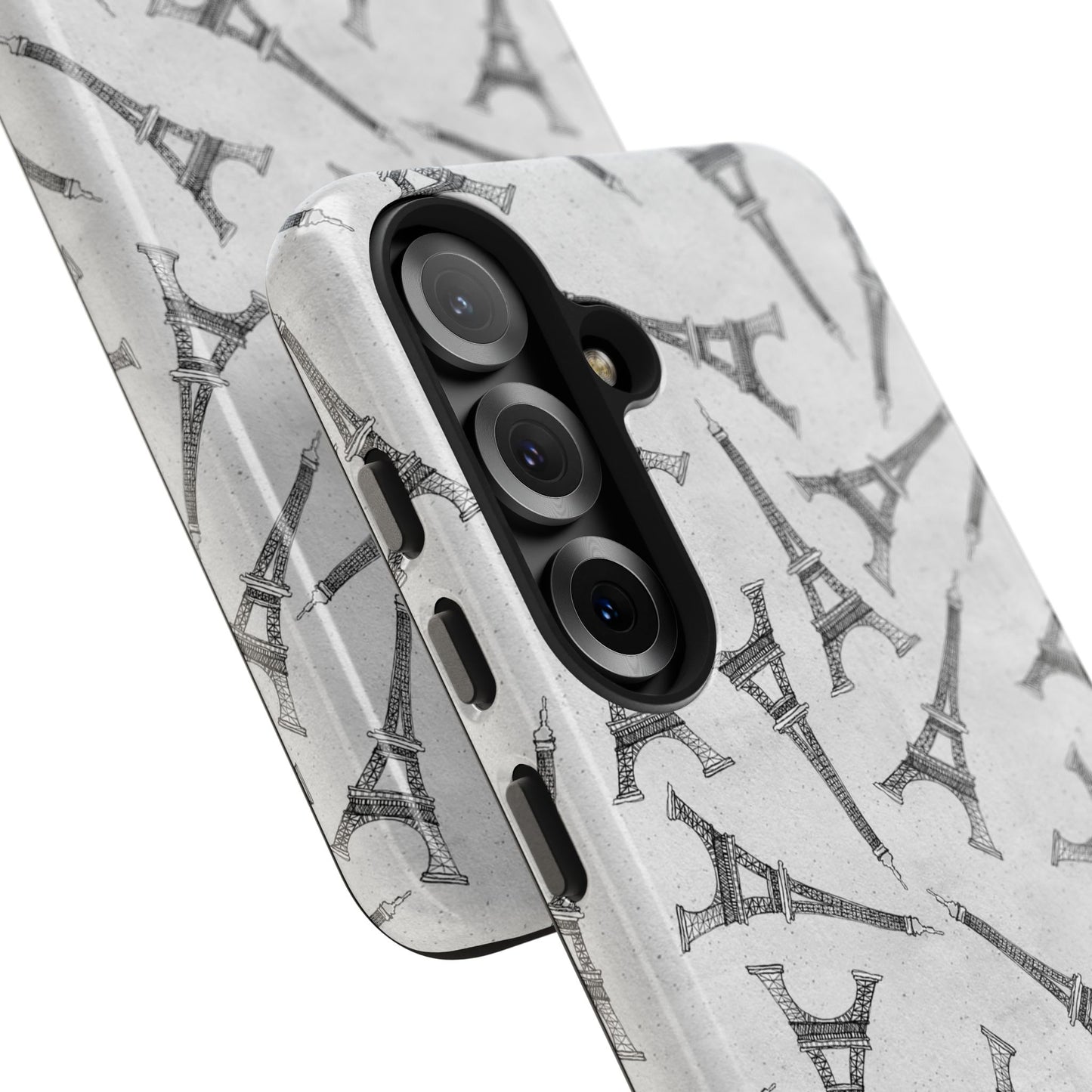 Eifelesque Silver Phone Case