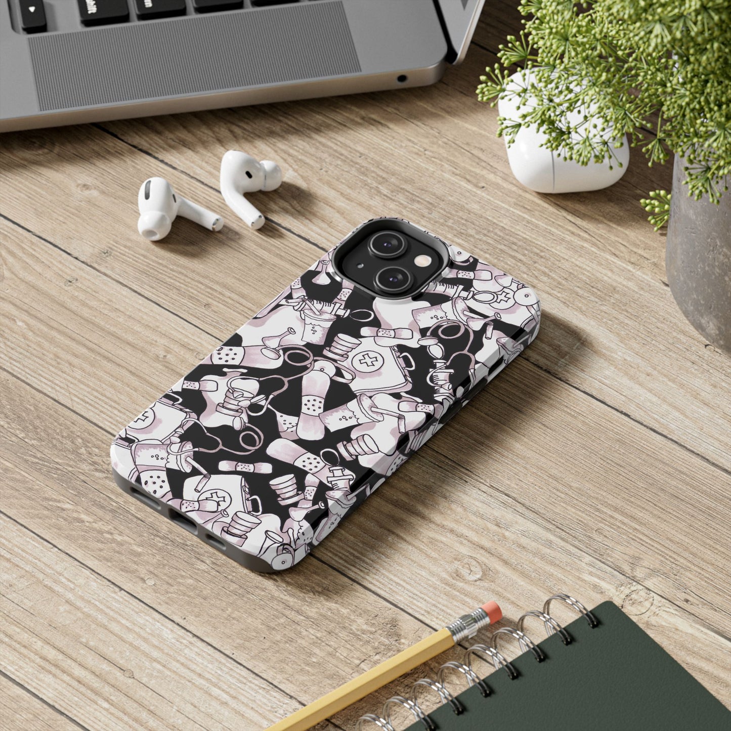Med Stuff Black Phone Case
