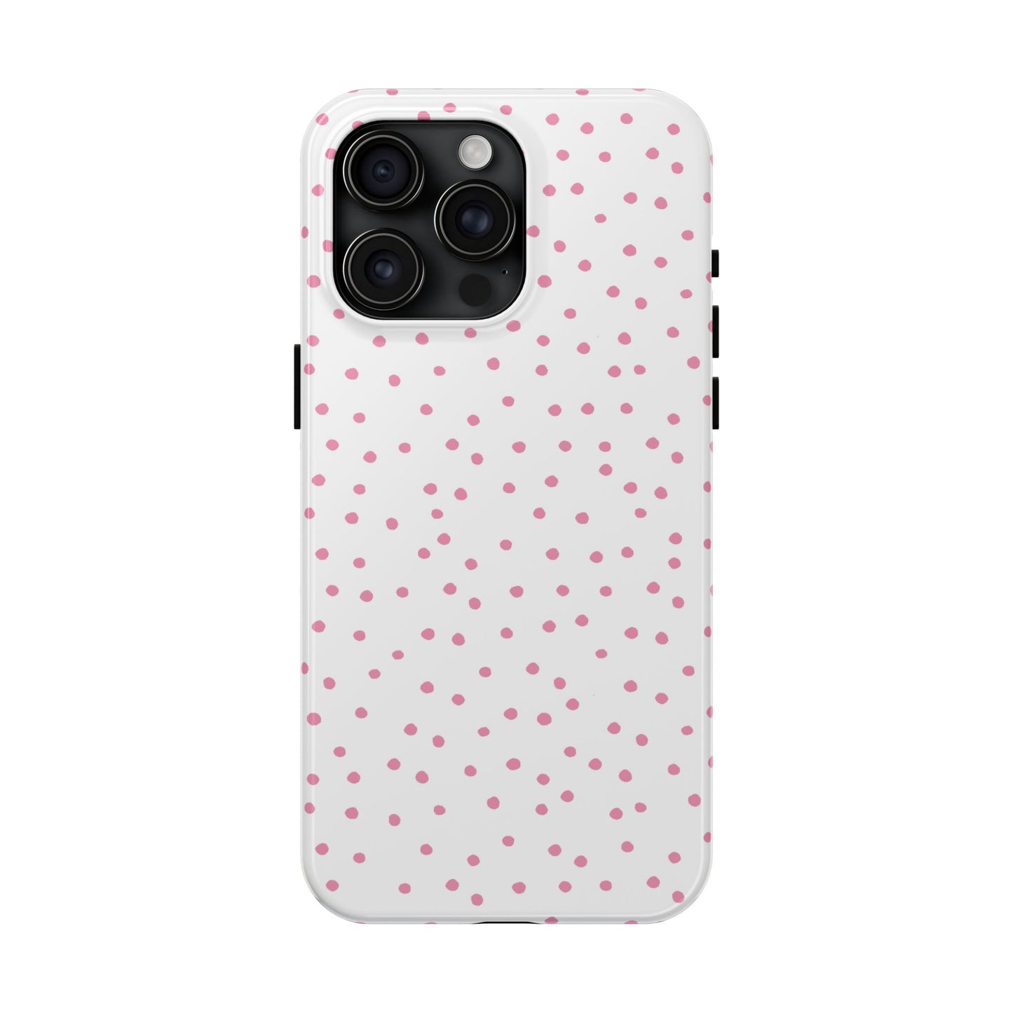 Dinky Dots White / Pink Phone Case