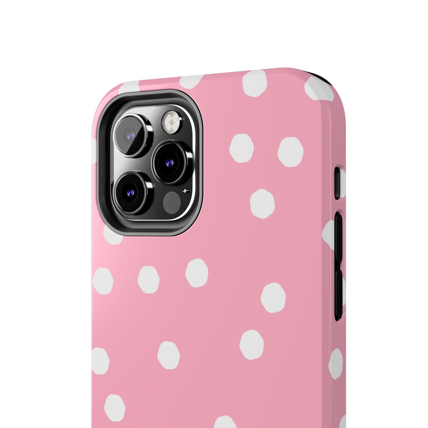 Jumbo Dots Pink / White Phone Case