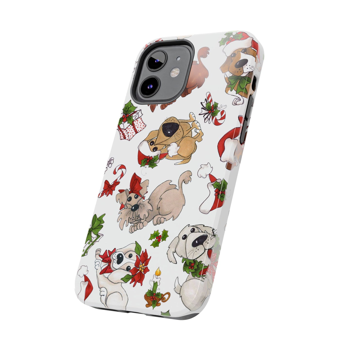 Doggie Toss White Phone Case