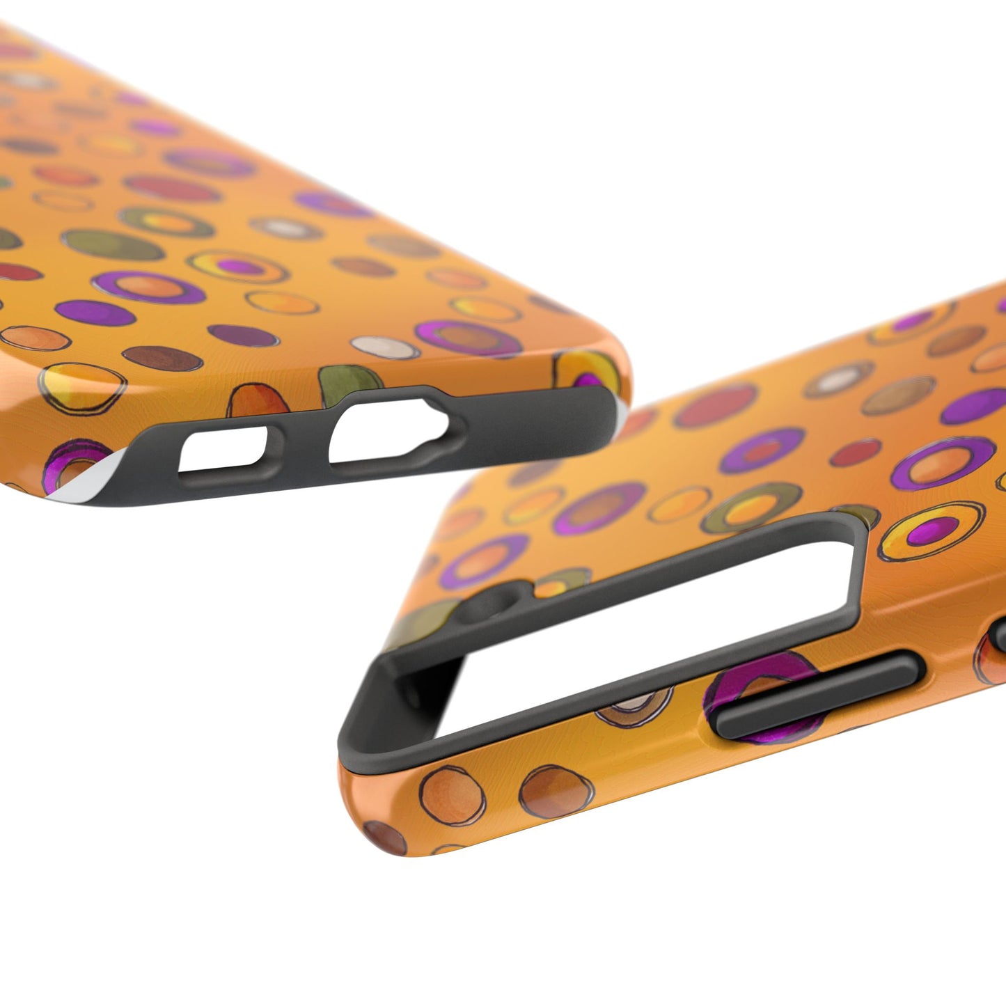 Double Dot Yellow Phone Case