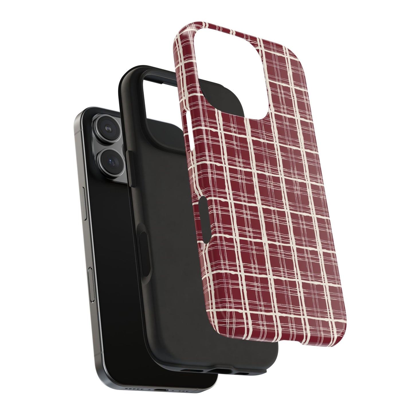 Red Plaid Phone Case