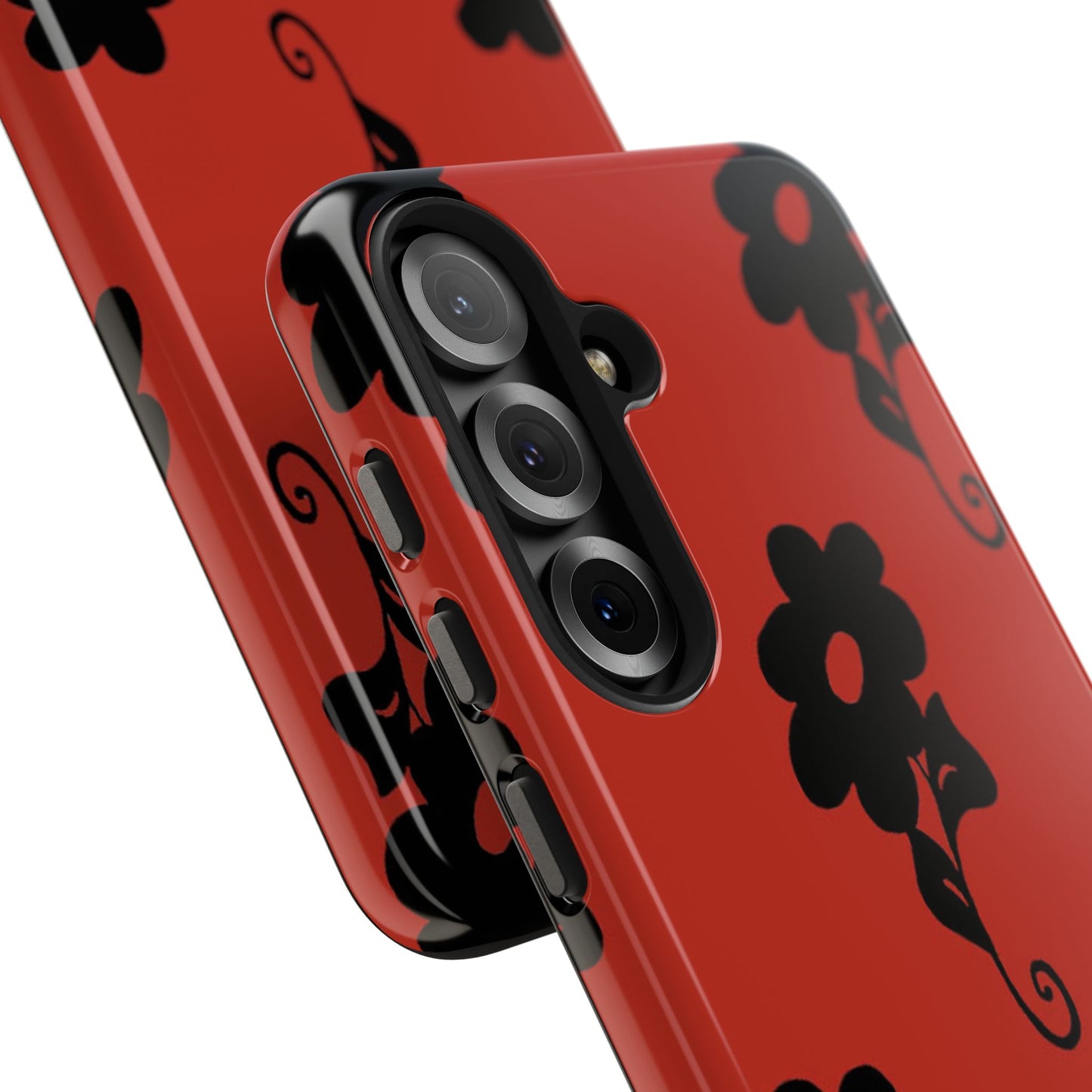Daring Daisy Red Phone Case