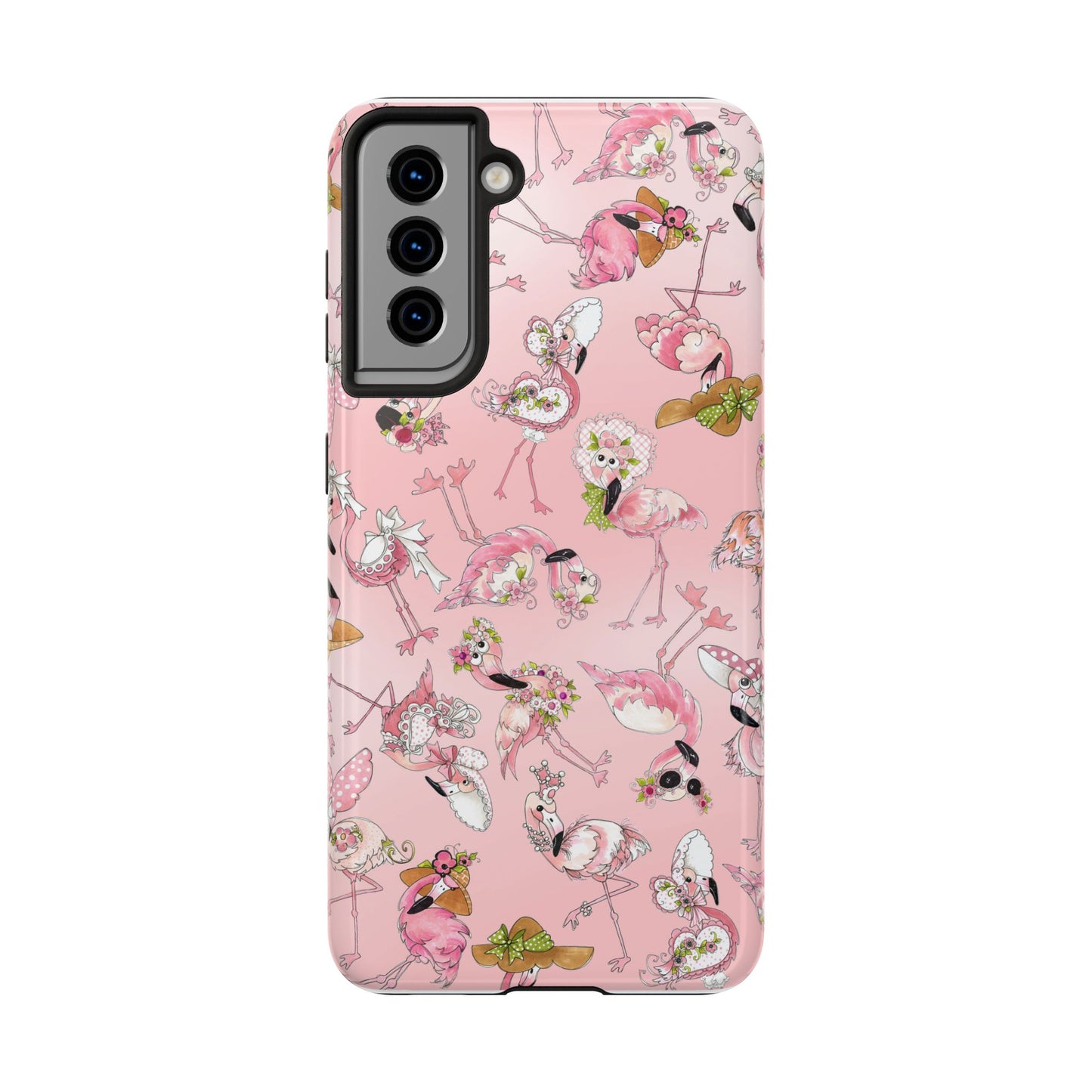 Tossed Flams Pink Phone Case