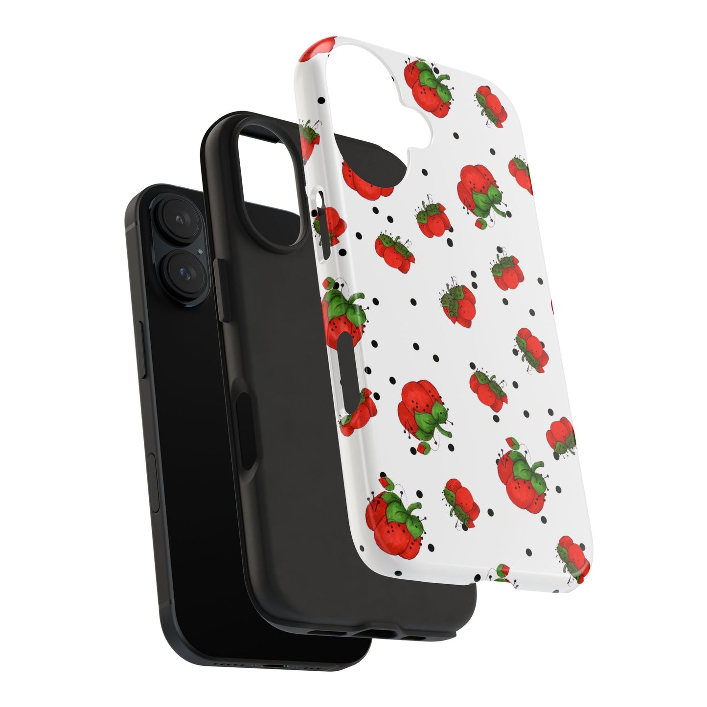 Pin Dots White Phone Case