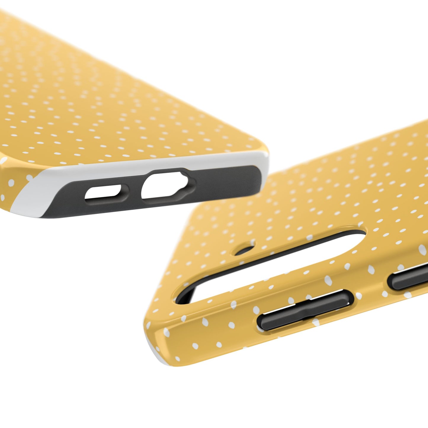 Dinky Dots Yellow / White Phone Case
