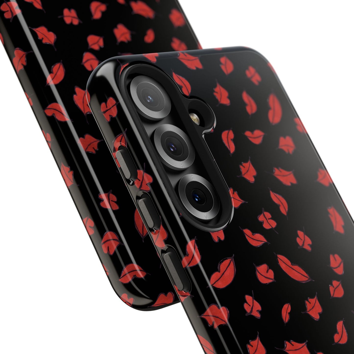Autumn Lips Black Phone Case