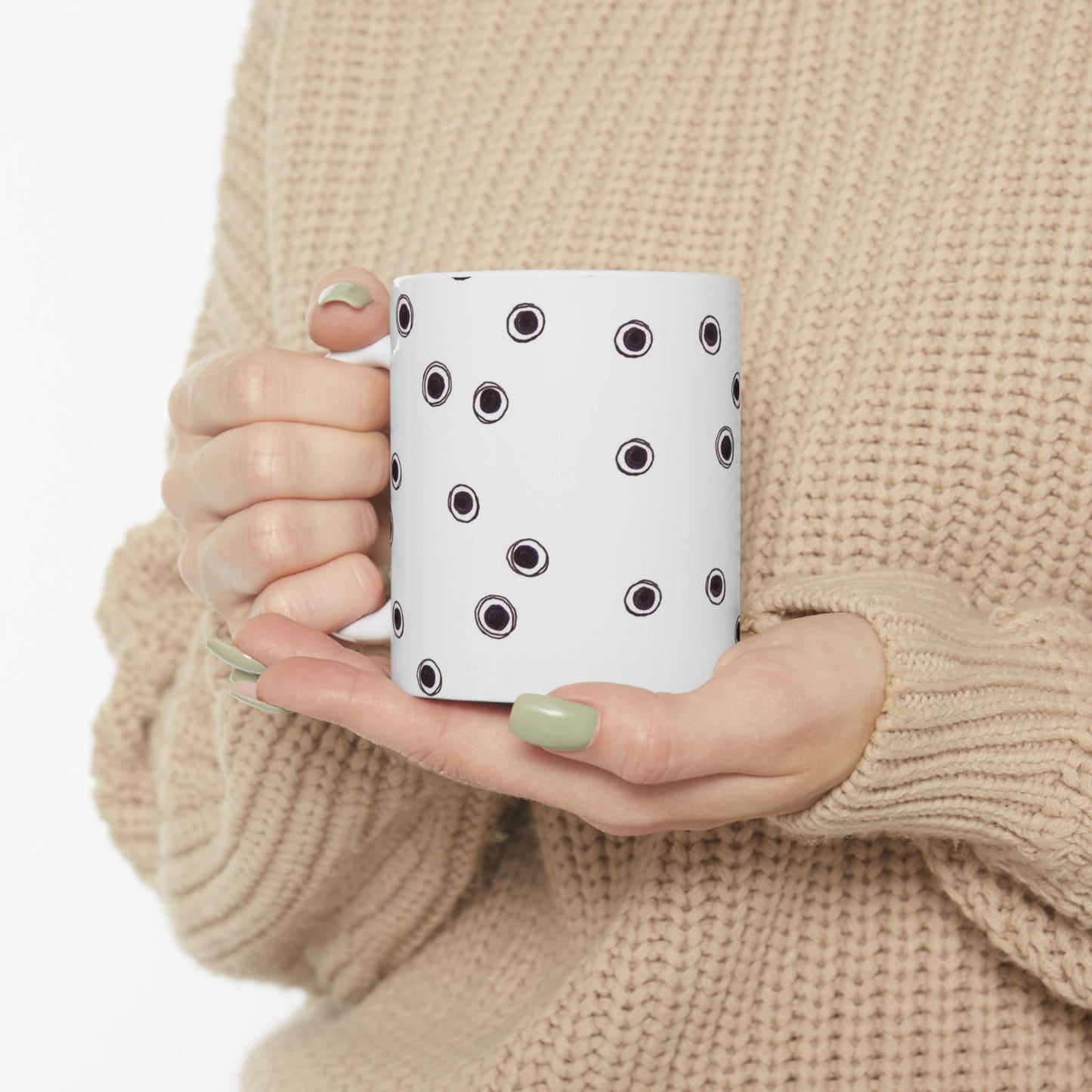 Halo Dots White Cup