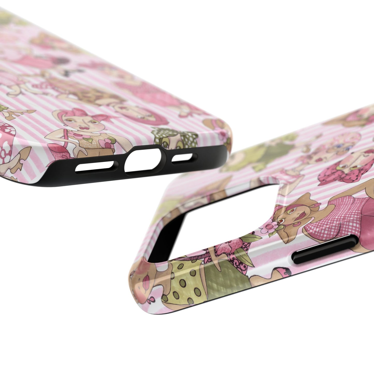 Tossed Ladies Pink Phone Case