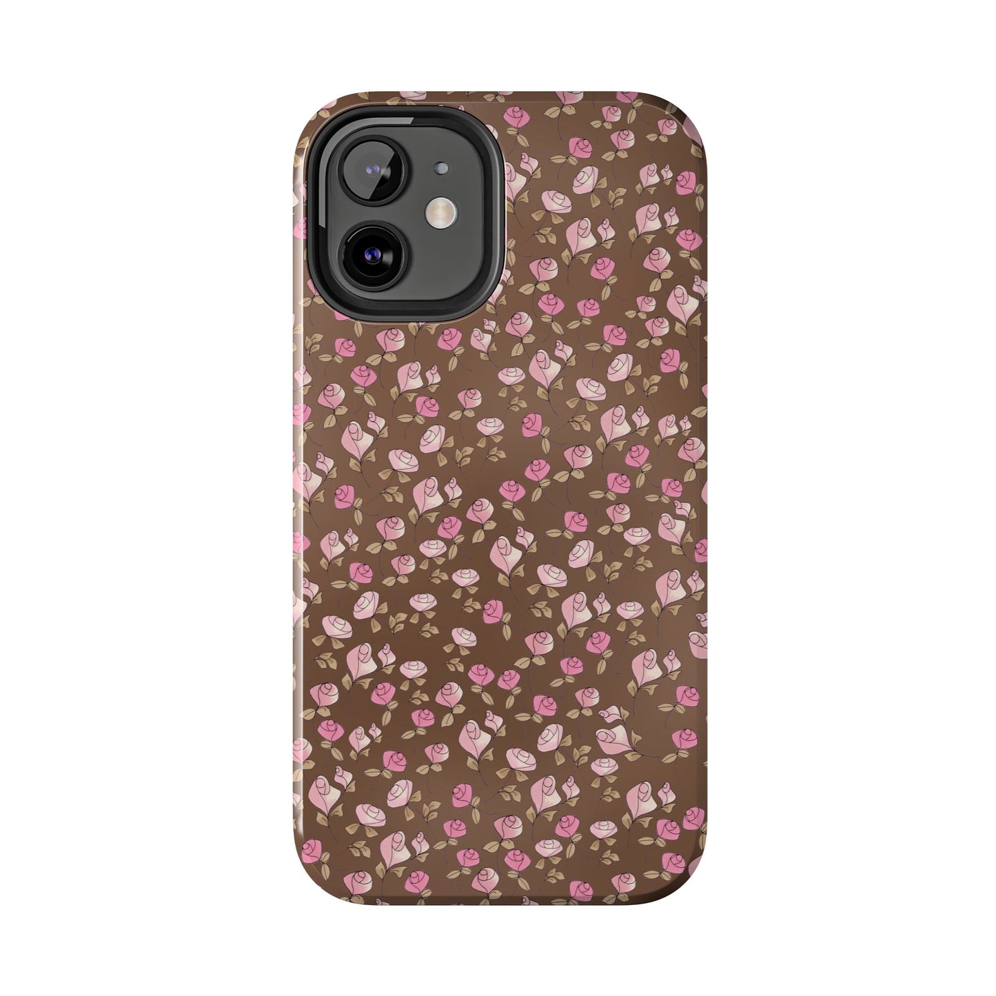 Little Bitty Roses Chocolate Phone Case