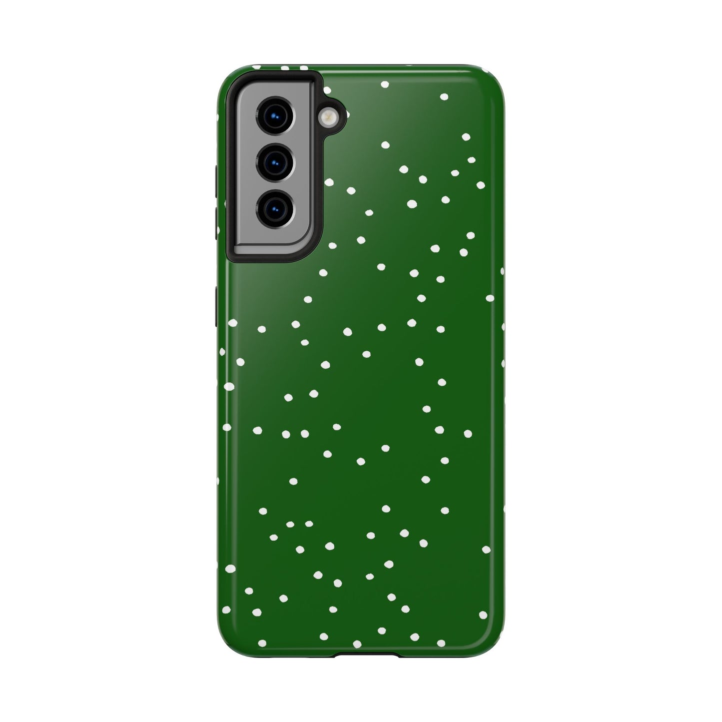 Dinky Dots Green / White Phone Case