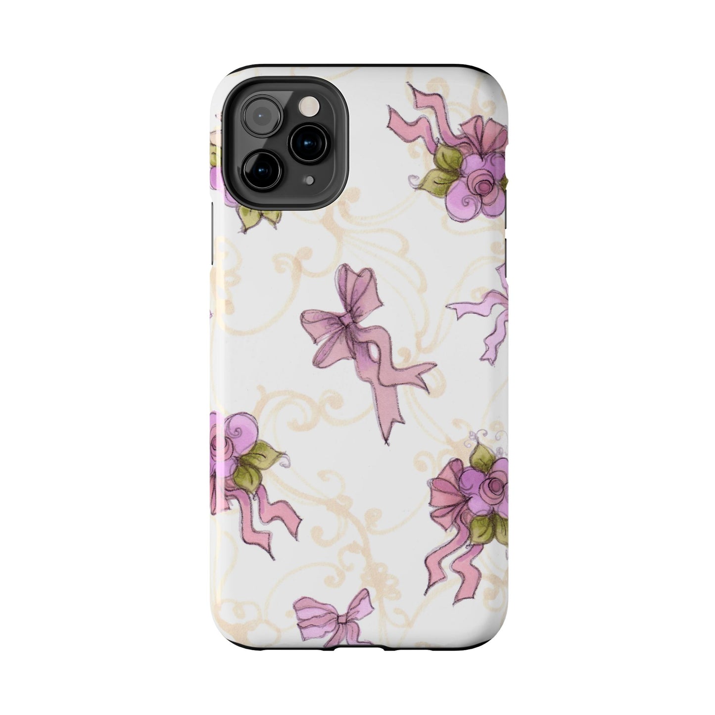 Flower Model Bow Flowers Phone Case