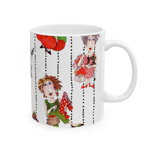 Sewphisticates White / Black Cup