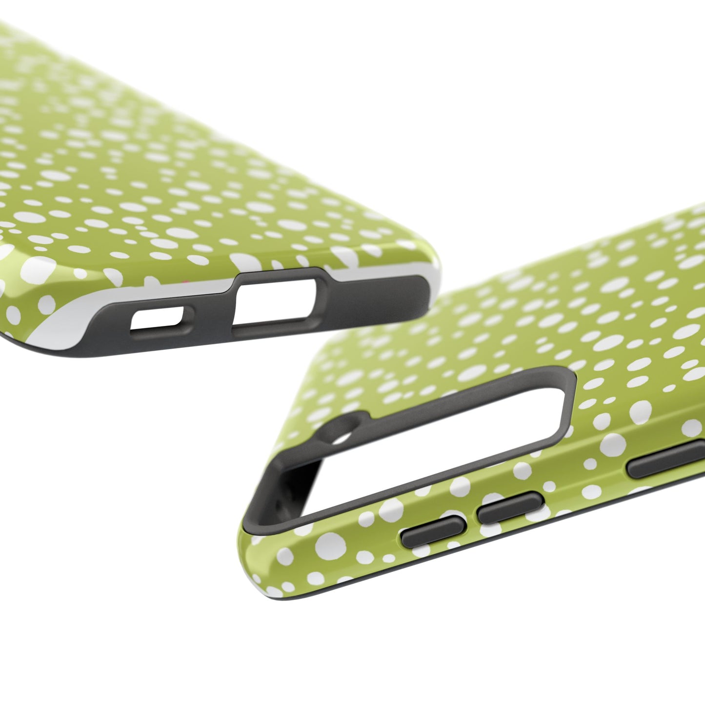 Balloon Dots Green / White Phone Case