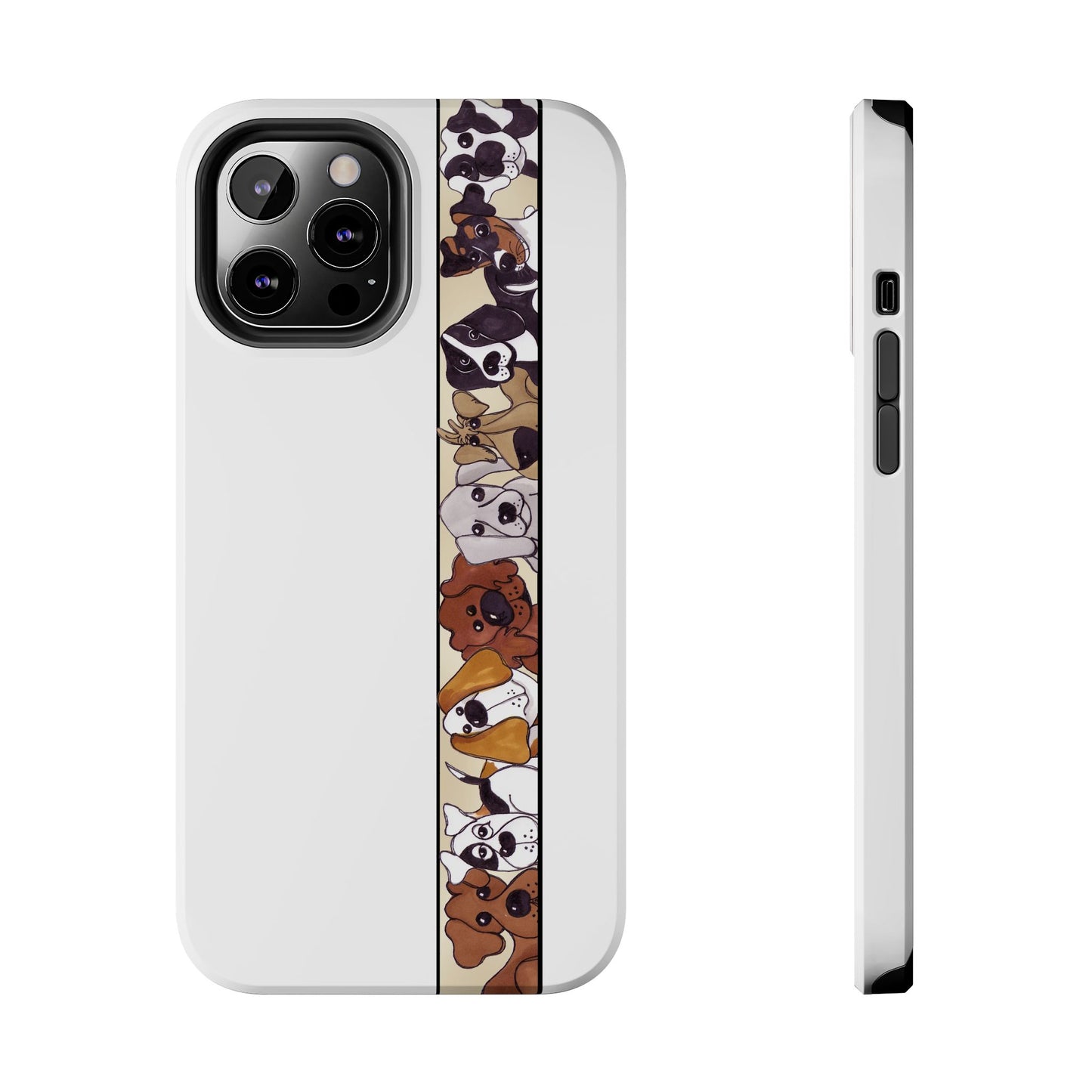 Doggie Delight Border Phone Case