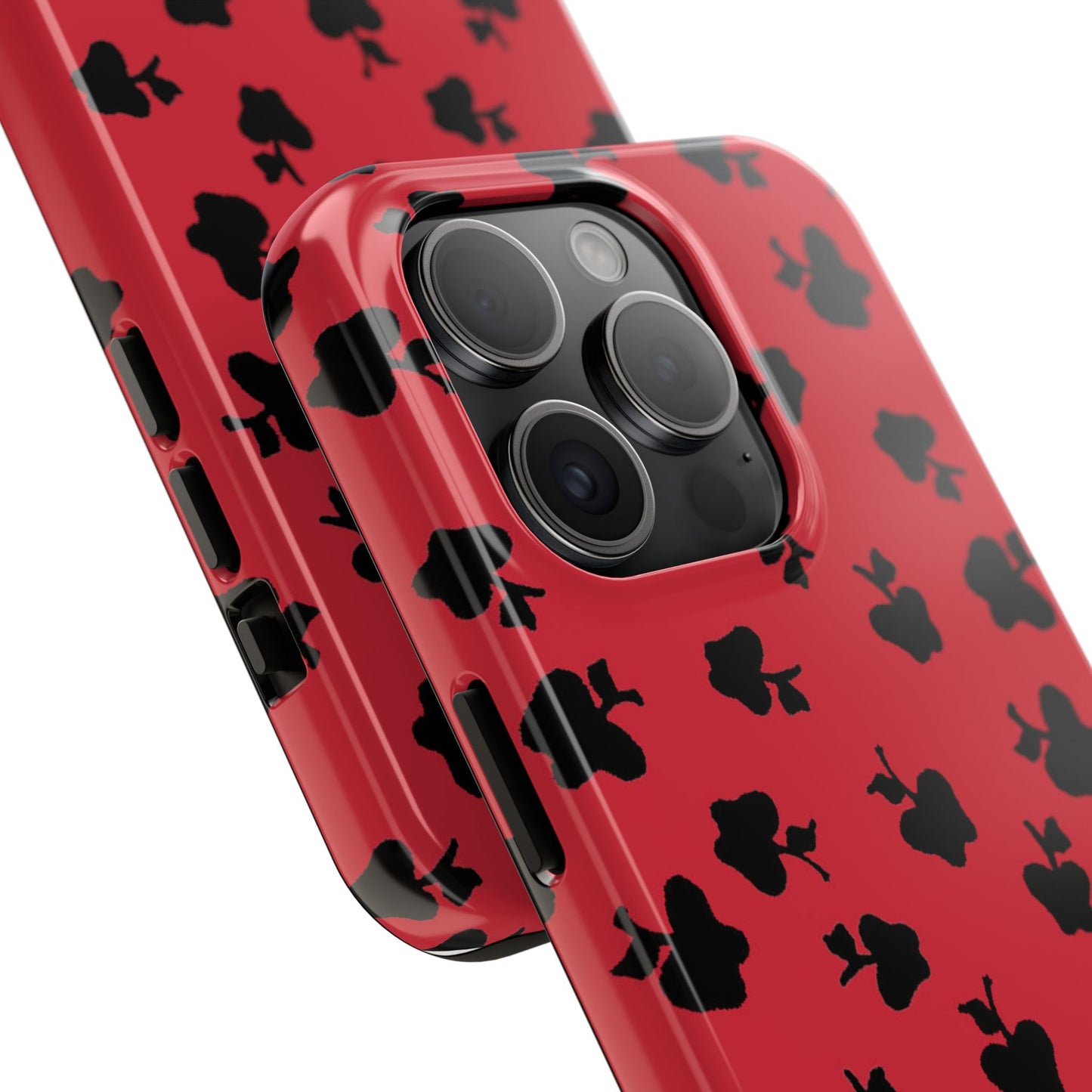 Happy Apples Red / Black Phone Case