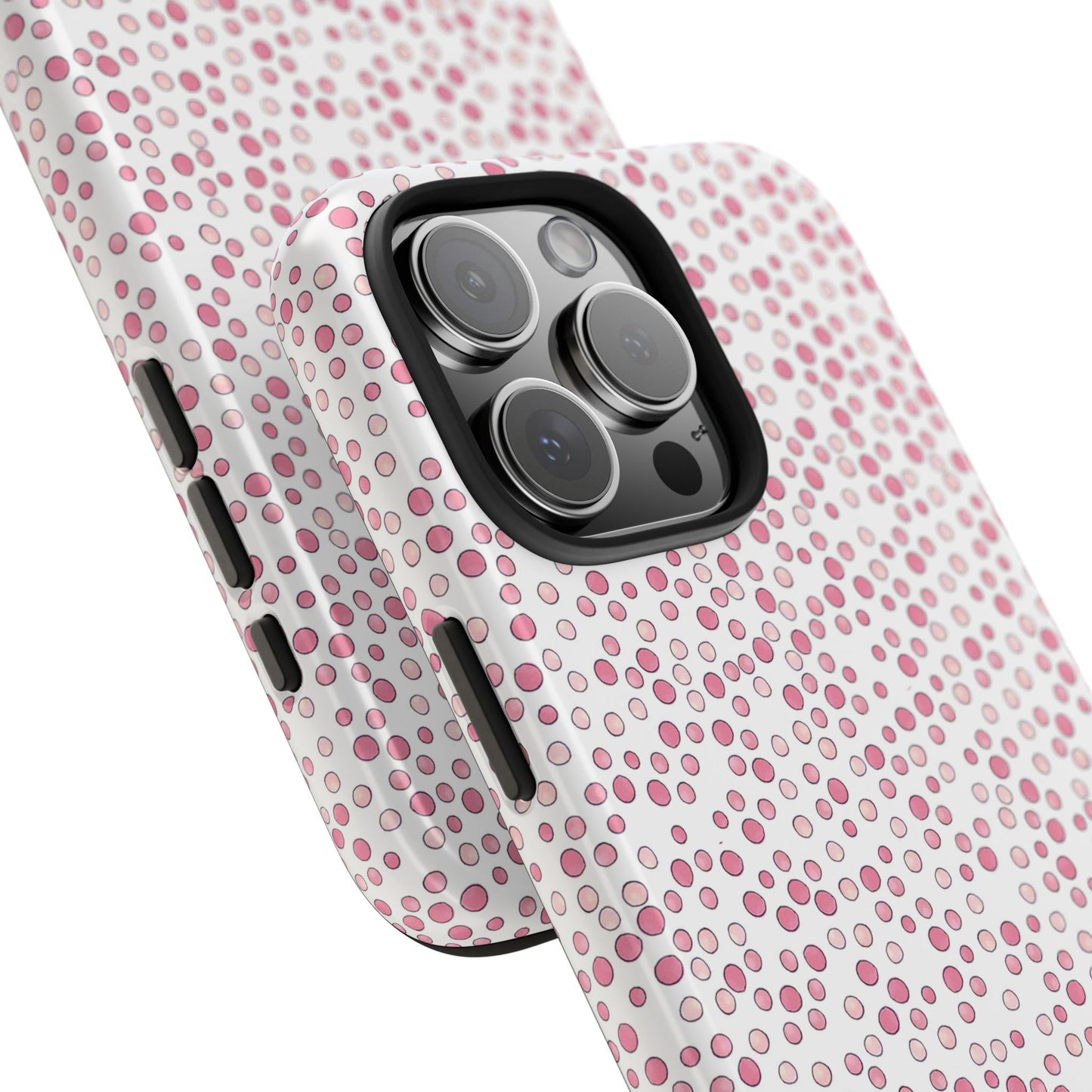 Water Spot Pink / White Phone Case