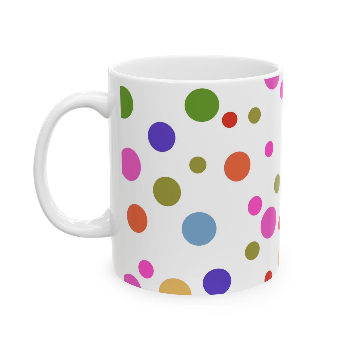 Dot Assortment White Cup