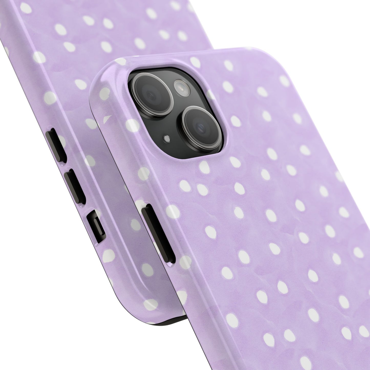 Space Dots Lilac / White Phone Case