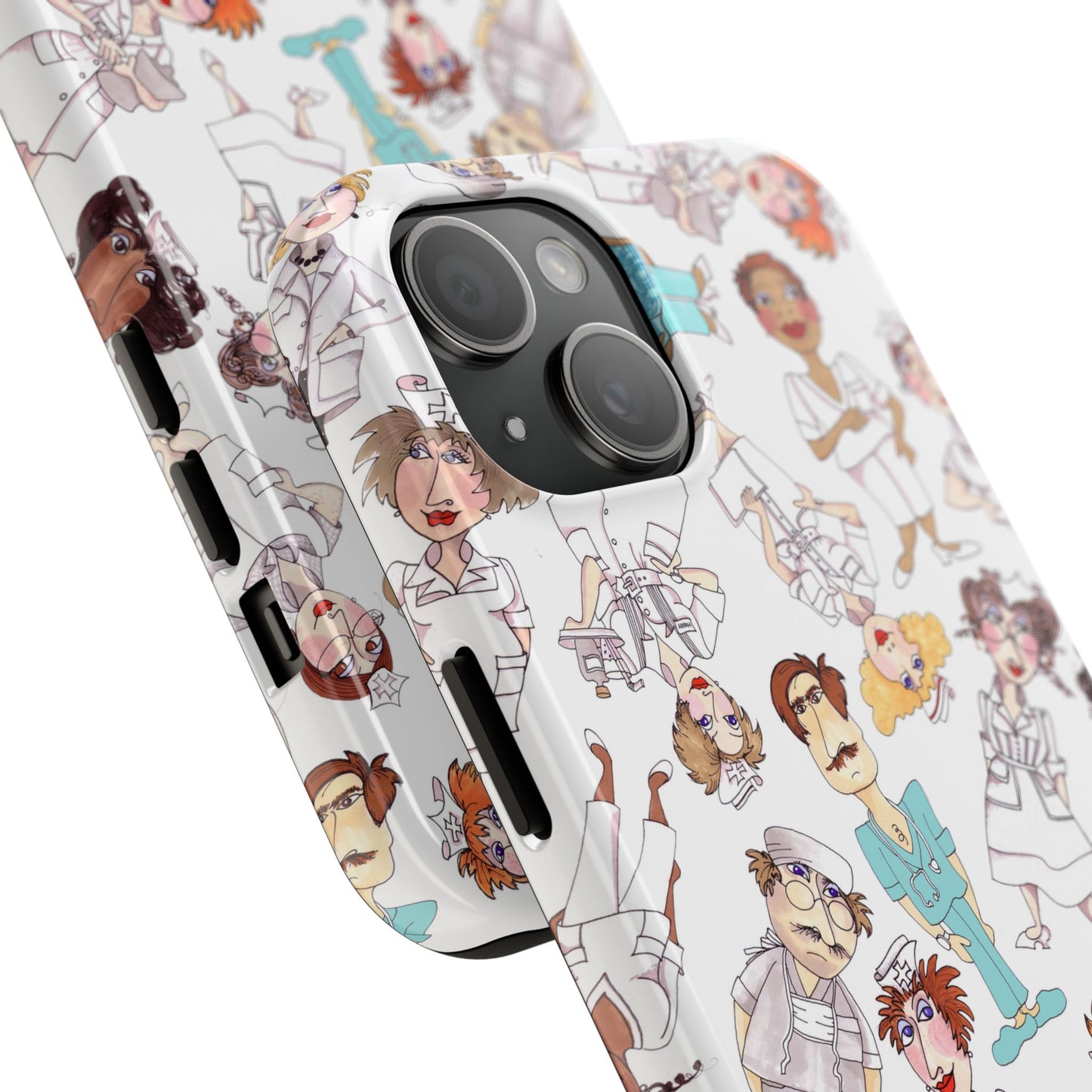 Happy Staff White Phone Case