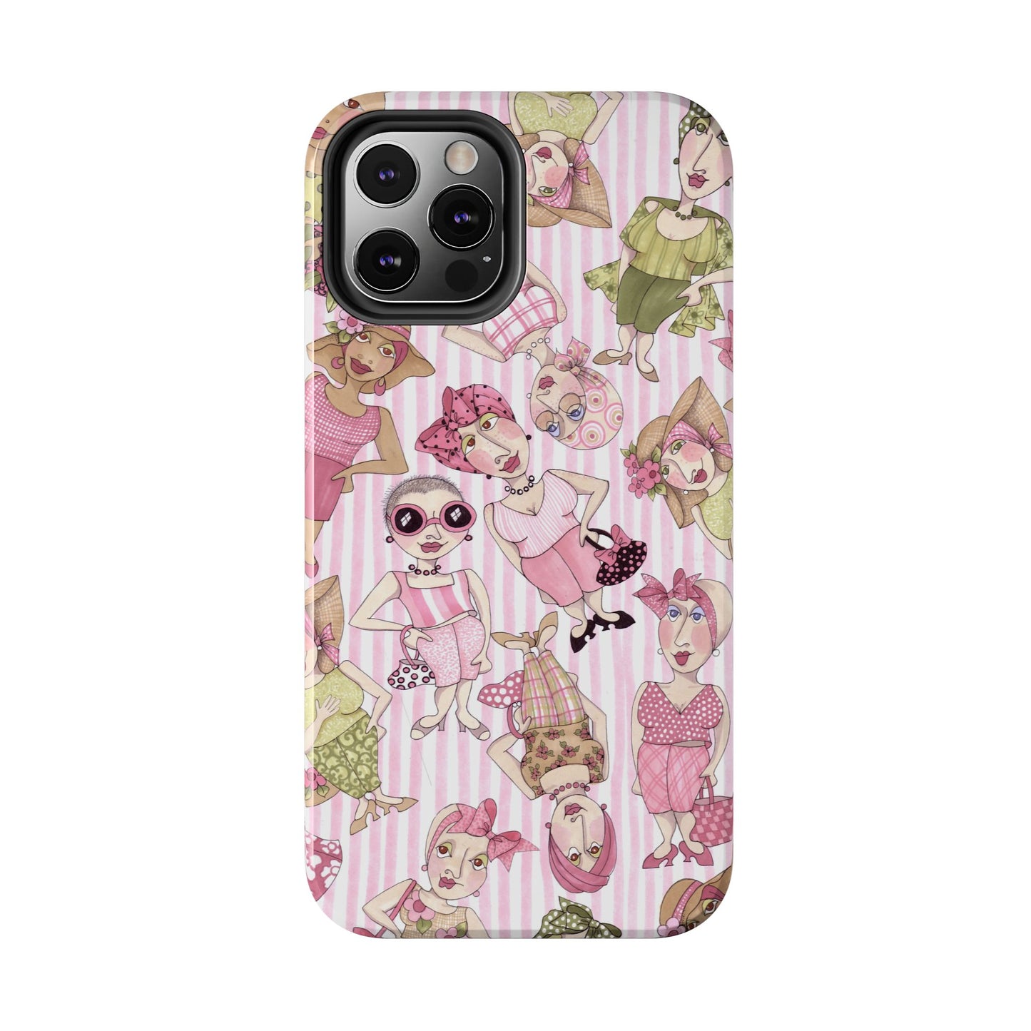 Tossed Ladies Pink Phone Case
