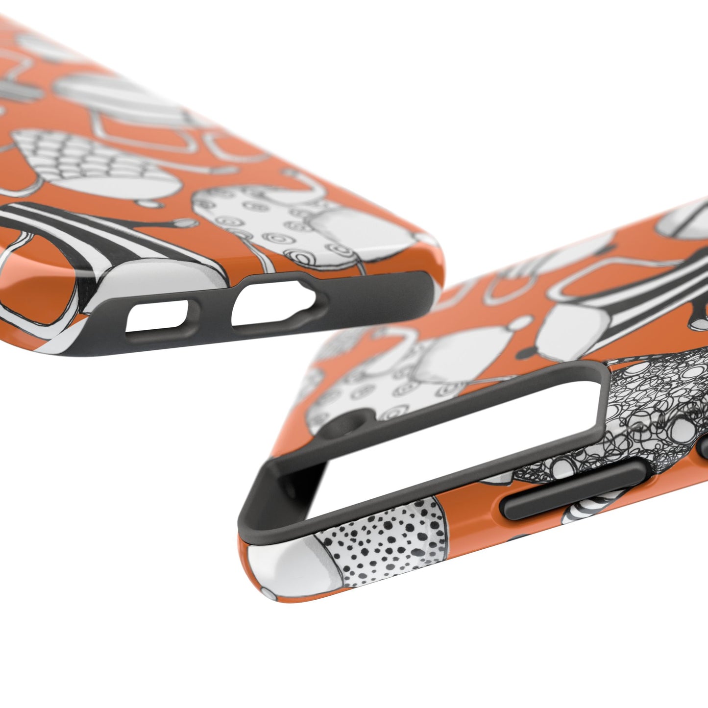 Coffee, Tea Anyone? Orange Phone Case