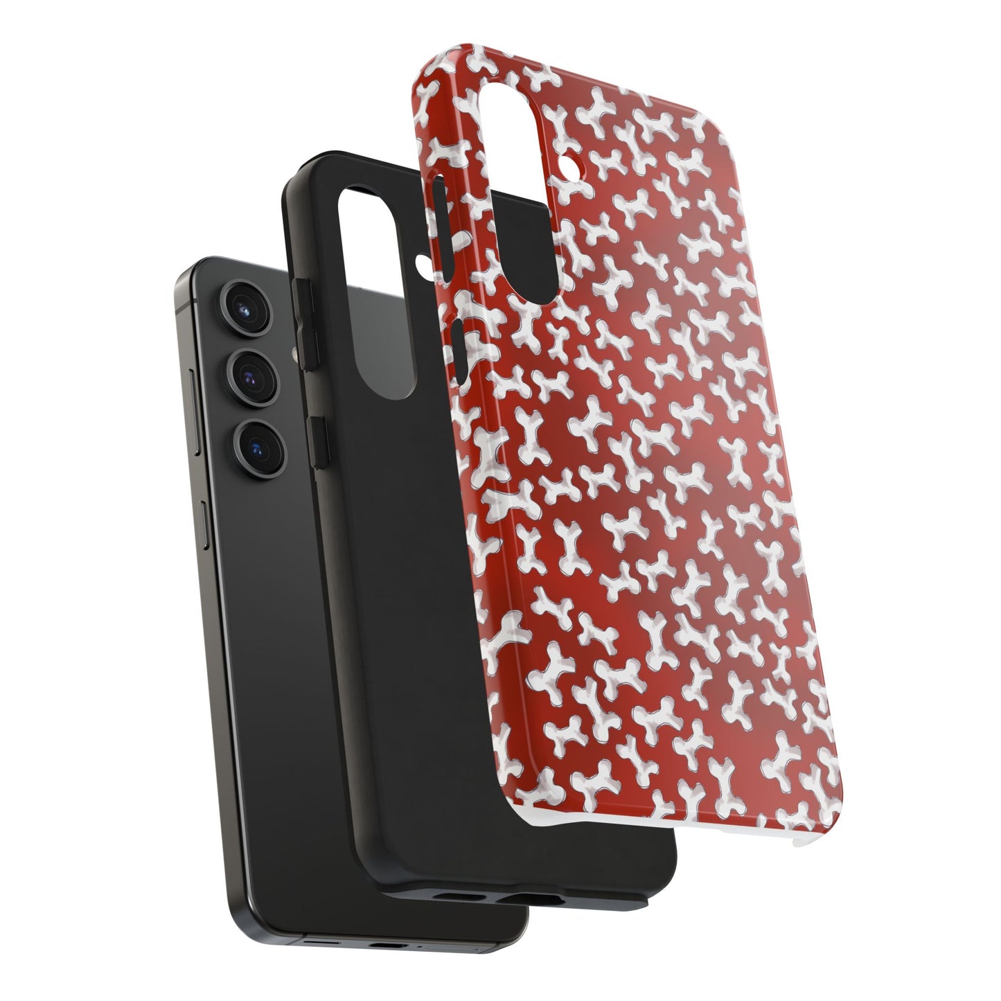 Bones a Lot Red Phone Case