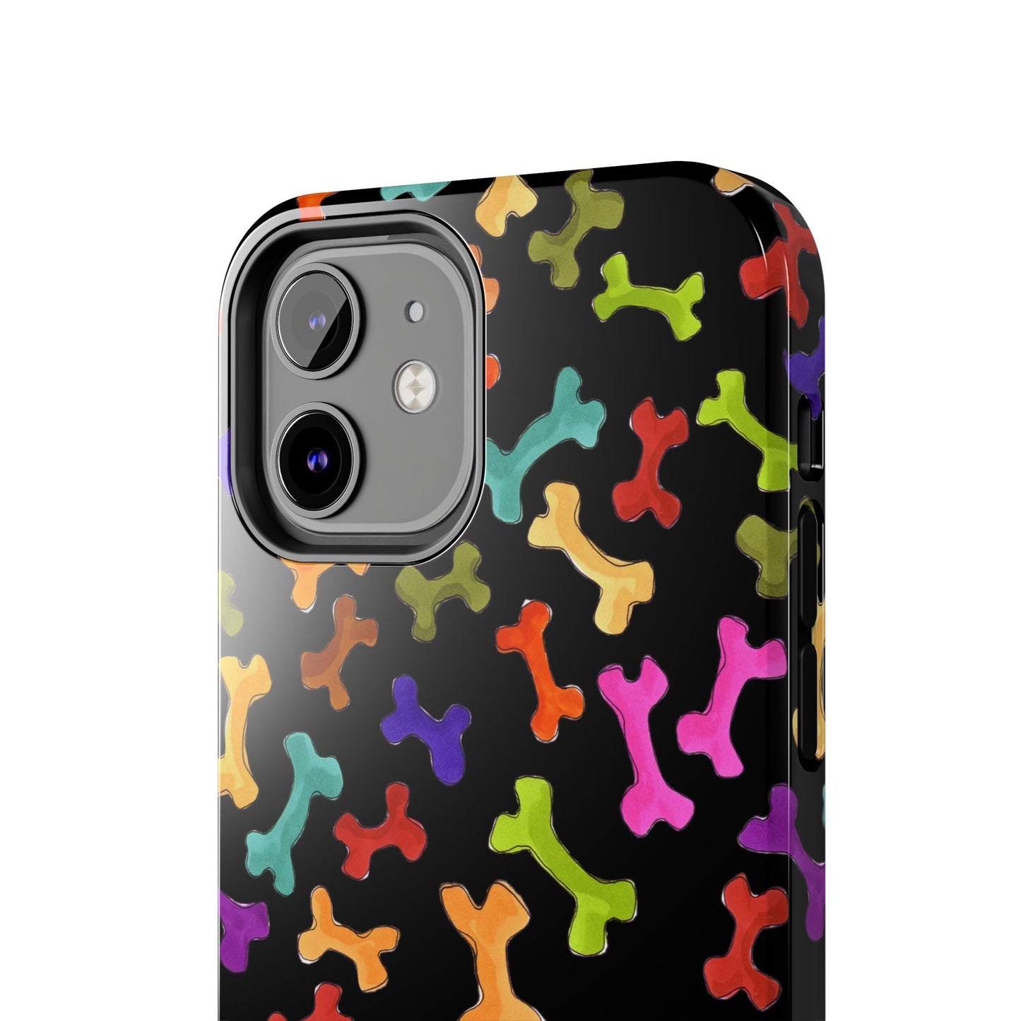 Happy Bones Black Phone Case