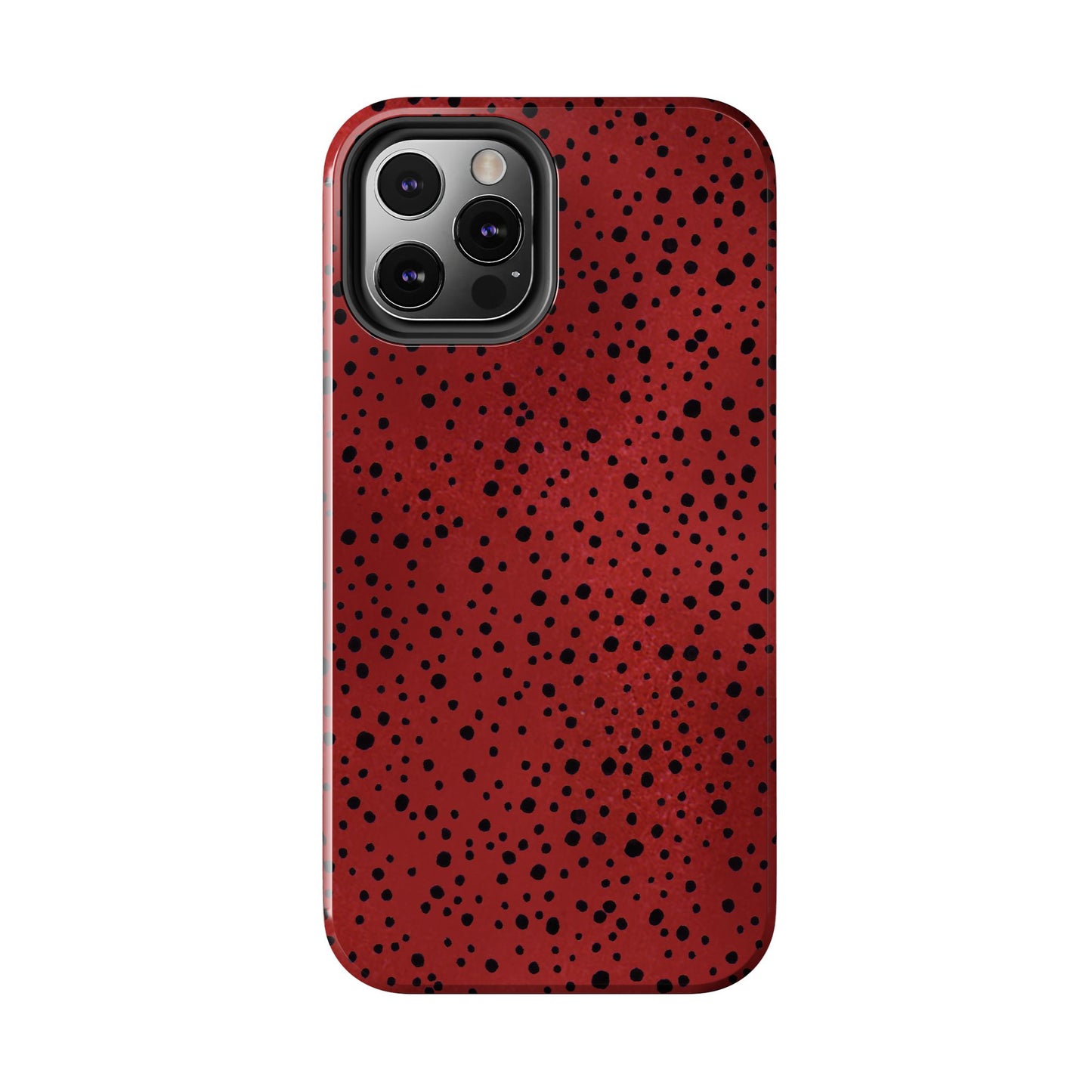 Pepper Dots Red / Black Phone Case