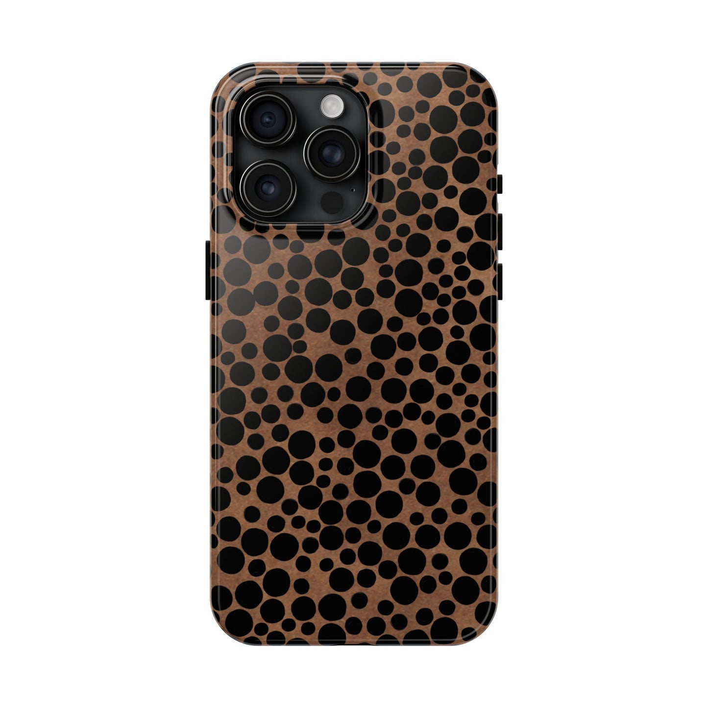 Felt Dots Caramel Phone Case