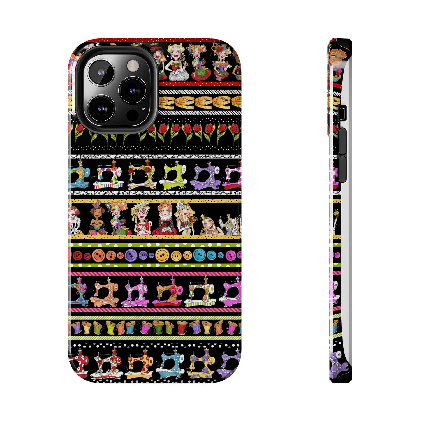 Curious Border Black Phone Case