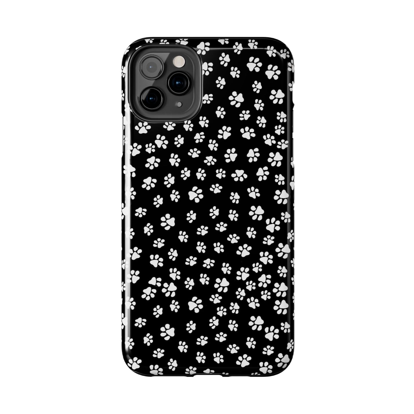 Little Paws Black / White Phone Case