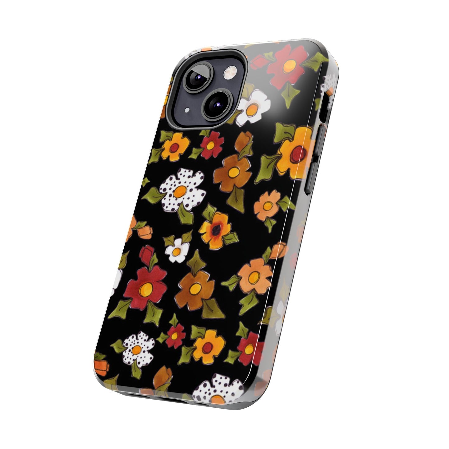 Spice Posie Black Phone Case