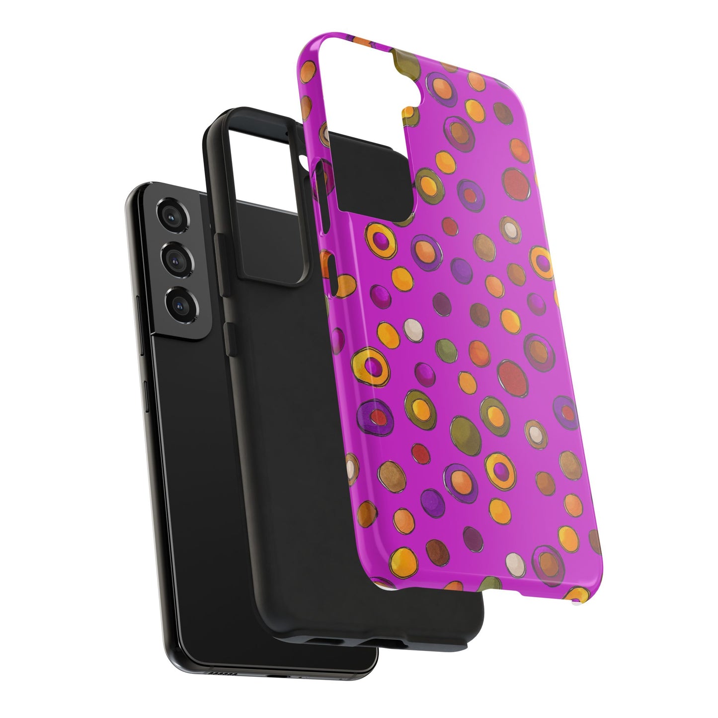 Double Dot Fuchsia Phone Case