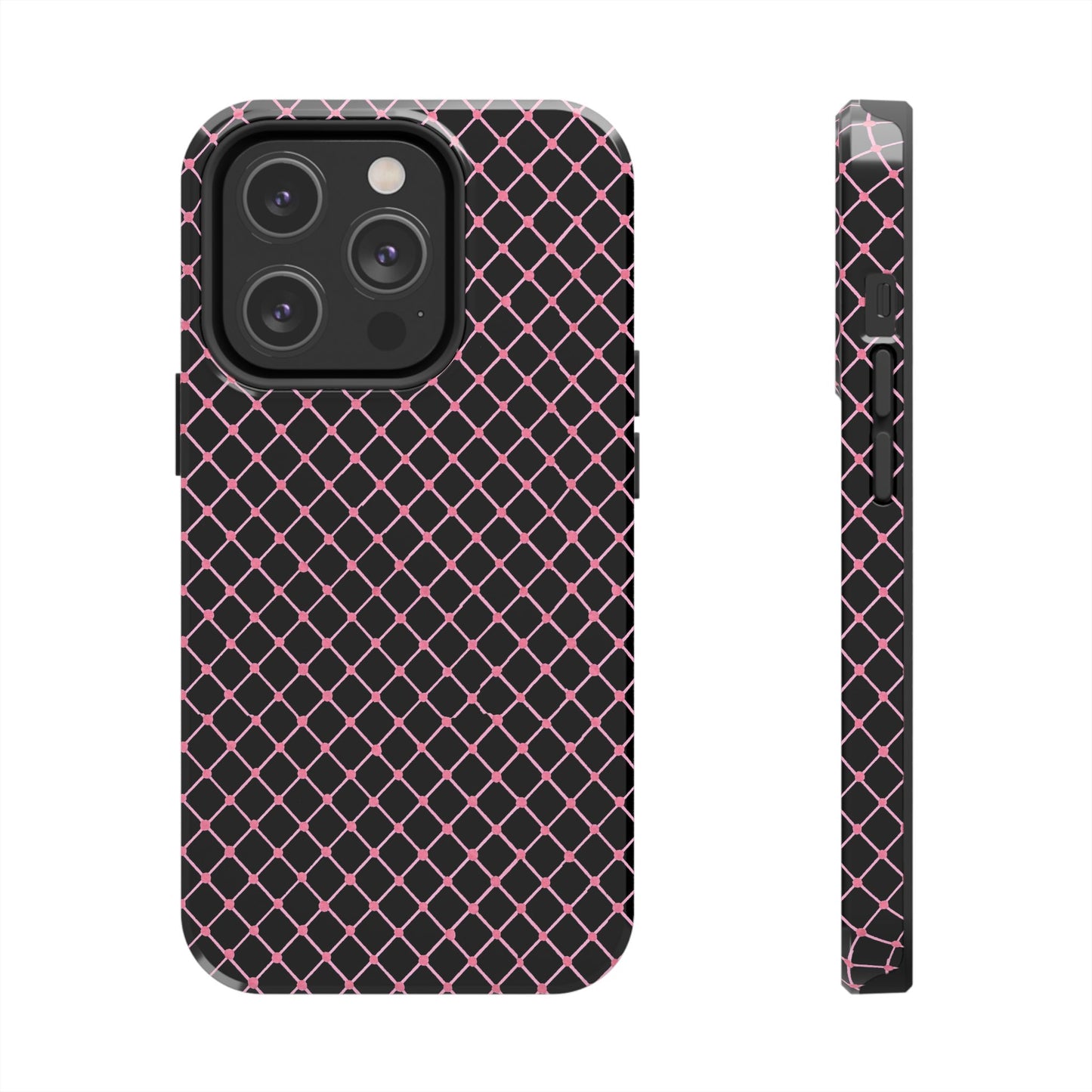 Cyclone Fence Black / Pink Phone Case